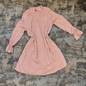 DOWNEAST BASICS PINK FLORAL DRESS